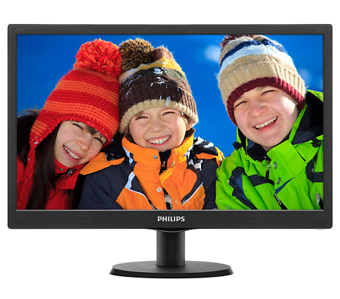 Màn Hình - LCD Philips 193V5LHSB2/74 | 18,5 inch HD (1366 x 768) Anti Glare _VGA _1119D